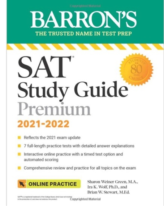 Справочник Barron's SAT Study Premium, 2021-2022 гг.